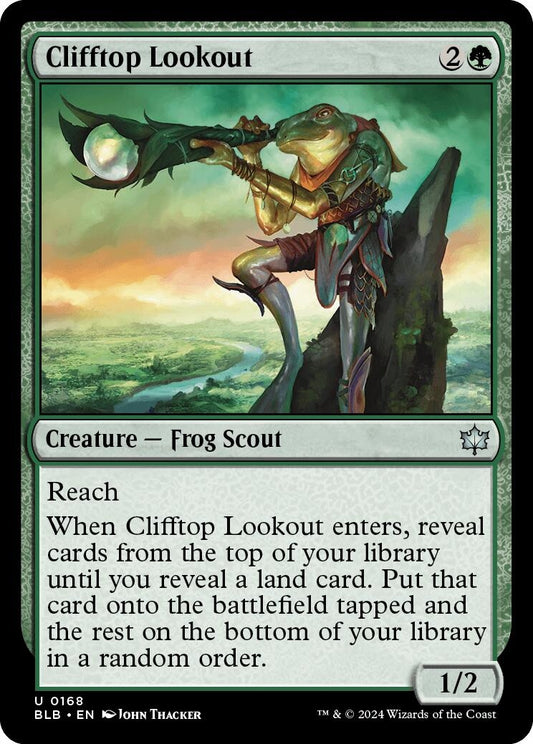 Clifftop Lookout (168) (Bloomburrow)