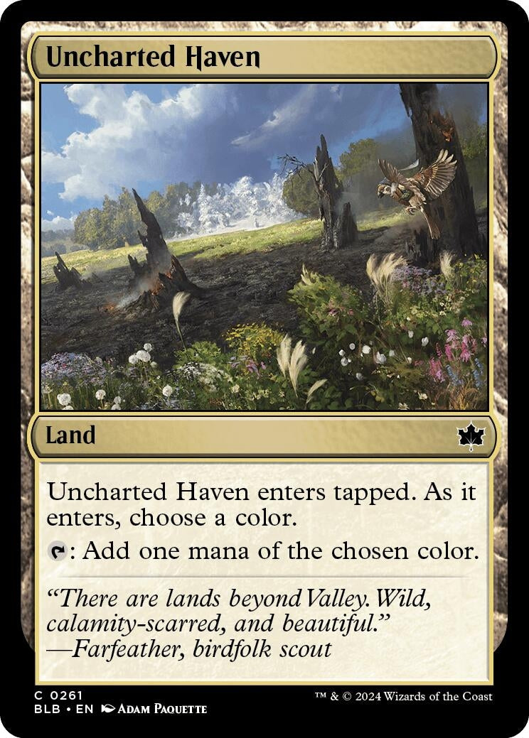 Uncharted Haven (261) (Bloomburrow)