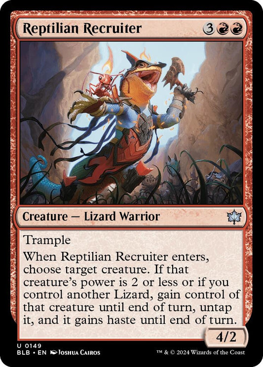 Reptilian Recruiter (149) (Bloomburrow)