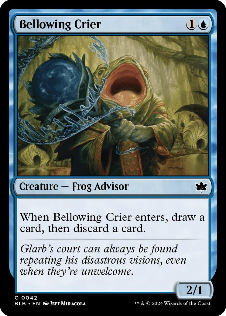Bellowing Crier (42) (Bloomburrow)