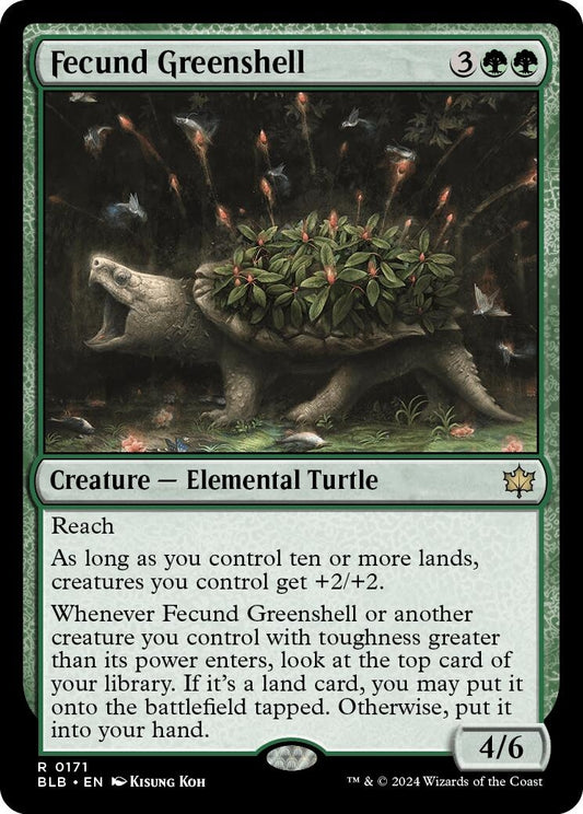 Fecund Greenshell (171) (Bloomburrow)