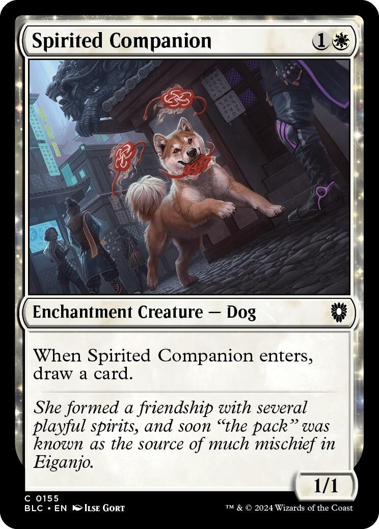 Spirited Companion (155) (Commander: Bloomburrow)
