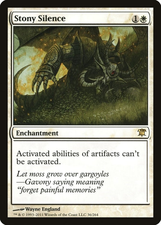 Stony Silence (36) (Innistrad)