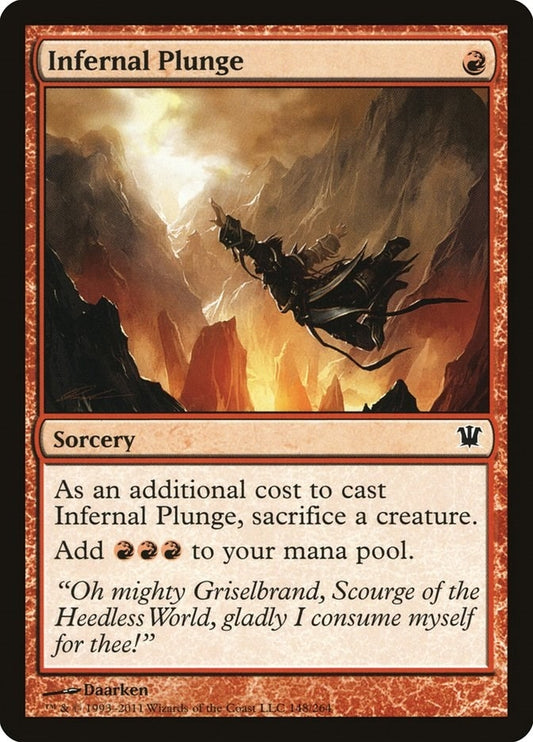 Infernal Plunge (148) (Innistrad)