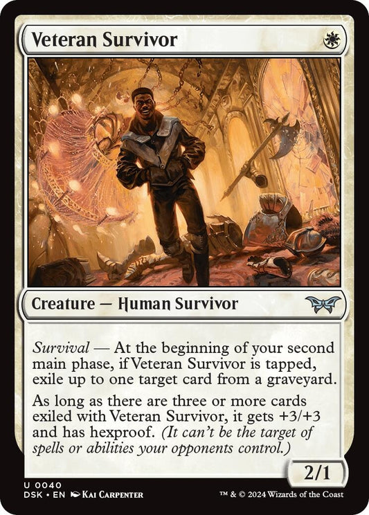 Veteran Survivor (40) (Duskmourn: House of Horror)