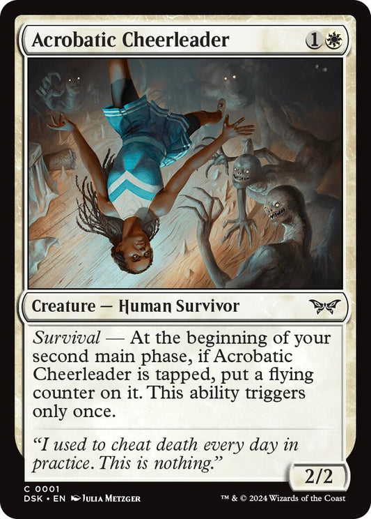 Acrobatic Cheerleader (1) (Duskmourn: House of Horror)