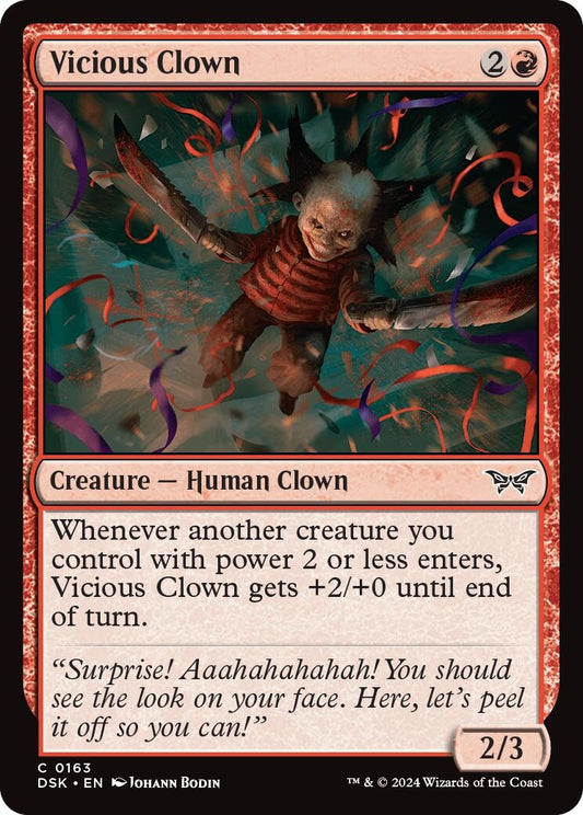 Vicious Clown (163) (Duskmourn: House of Horror)