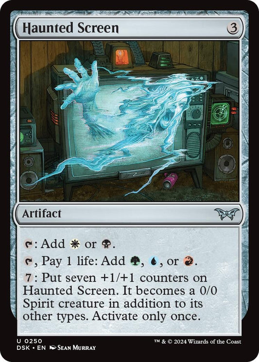 Haunted Screen (250) (Duskmourn: House of Horror)