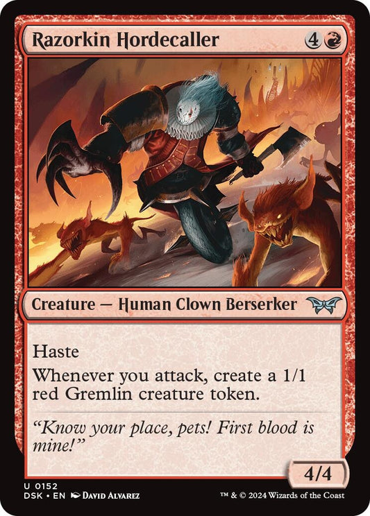 Razorkin Hordecaller (152) (Duskmourn: House of Horror)