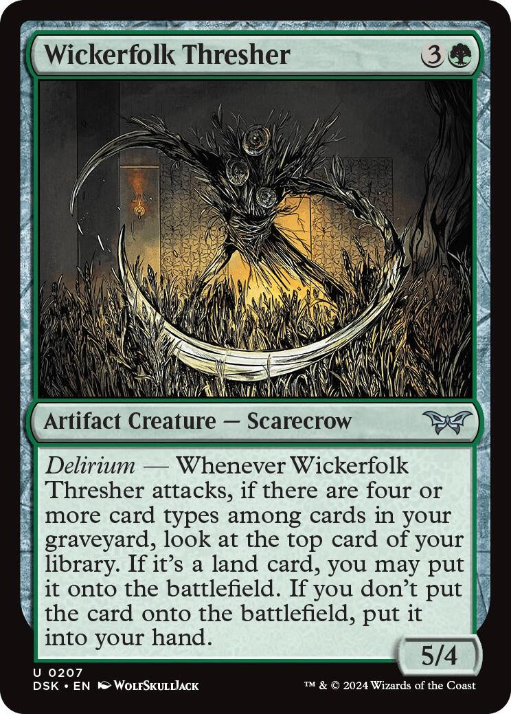 Wickerfolk Thresher (207) (Duskmourn: House of Horror)