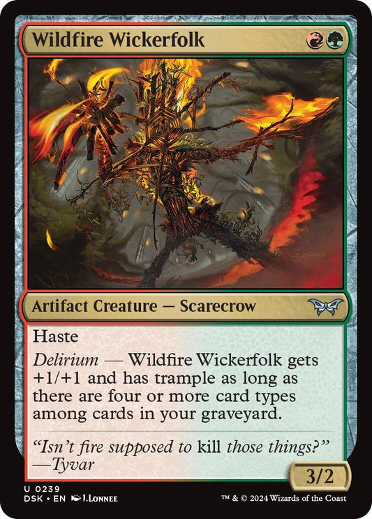Wildfire Wickerfolk (239) (Duskmourn: House of Horror)