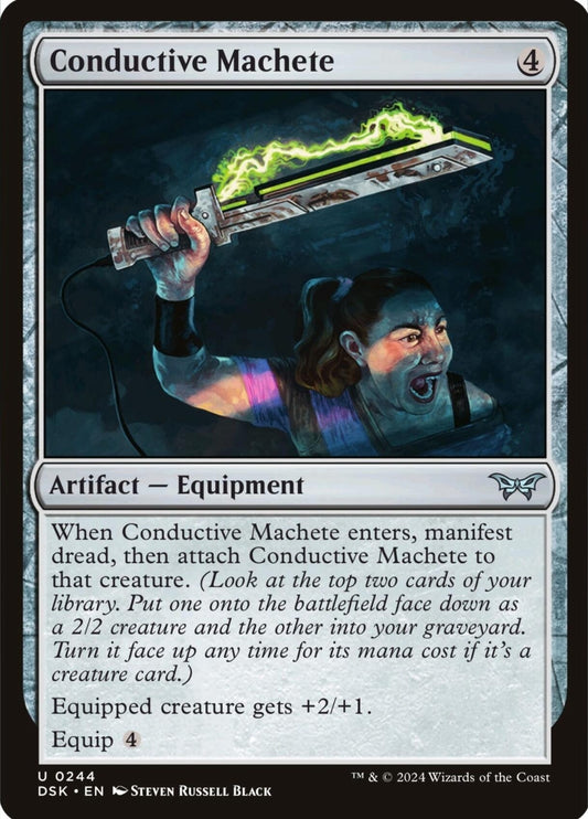 Conductive Machete (244) (Duskmourn: House of Horror)