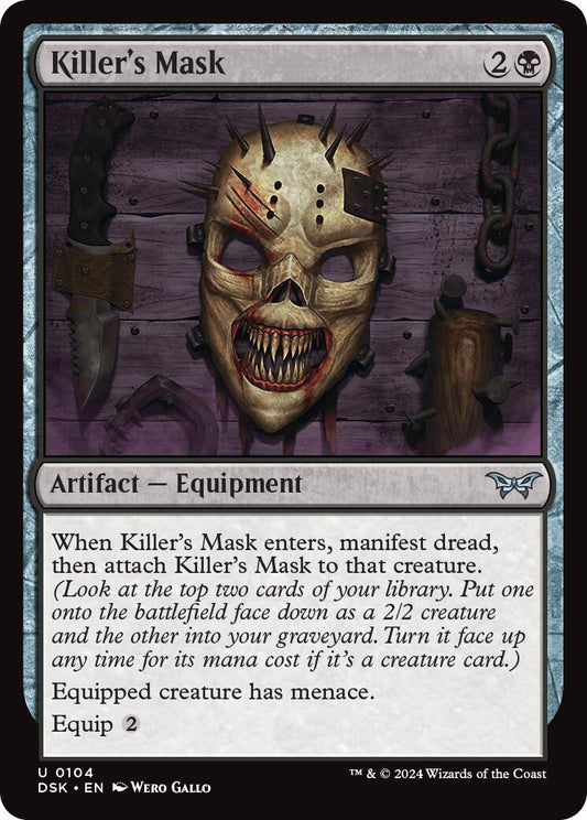 Killer's Mask (104) (Duskmourn: House of Horror)