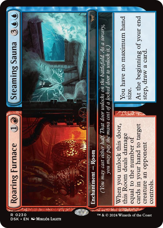 Roaring Furnace // Steaming Sauna (230) (Duskmourn: House of Horror)