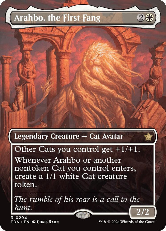 Arahbo, the First Fang (Borderless) (294) (Foundations)