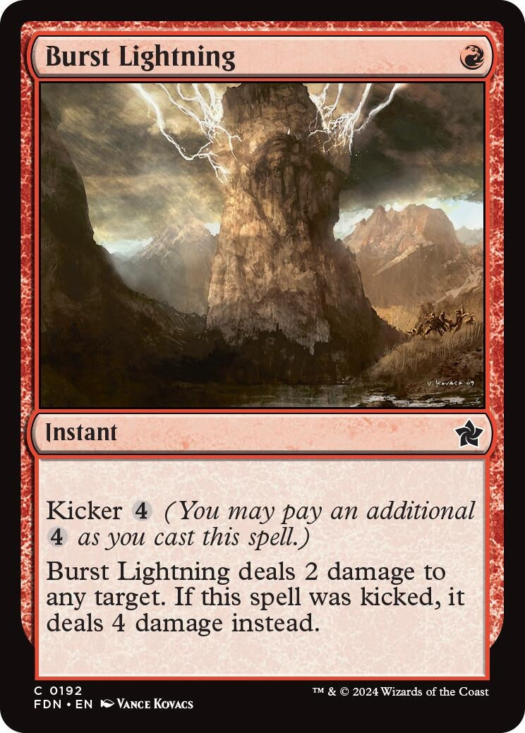 Burst Lightning (192) (Foundations)