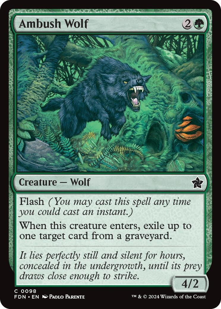 Ambush Wolf (98) (Foundations)