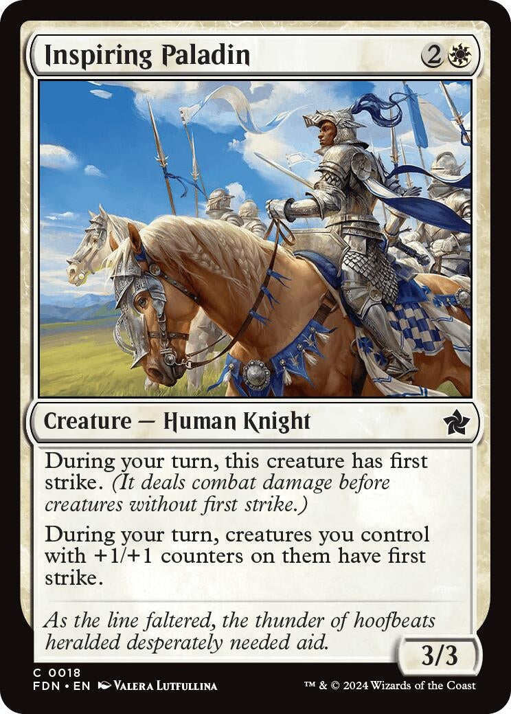 Inspiring Paladin (18) (Foundations)