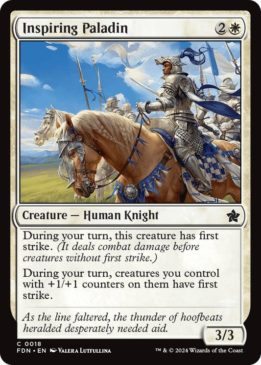 Inspiring Paladin (18) (Foundations)