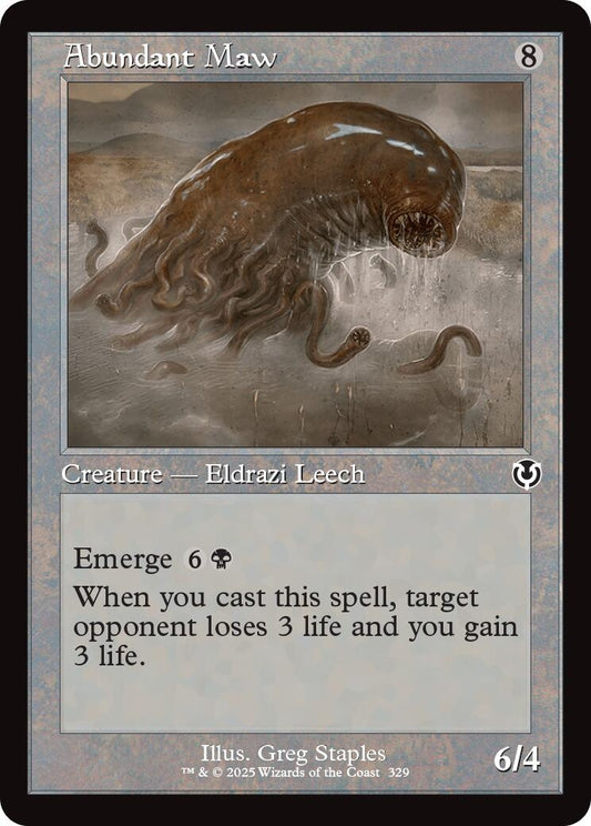 Abundant Maw (Retro Frame) (329) (Innistrad Remastered)