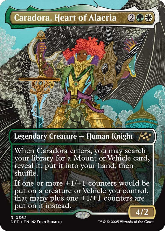 Caradora, Heart of Alacria (Borderless) (362) (Aetherdrift)