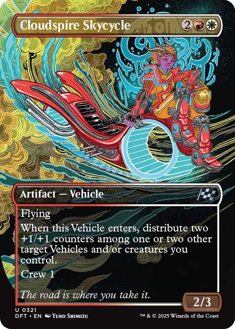 Cloudspire Skycycle (Borderless) (321) (Aetherdrift)