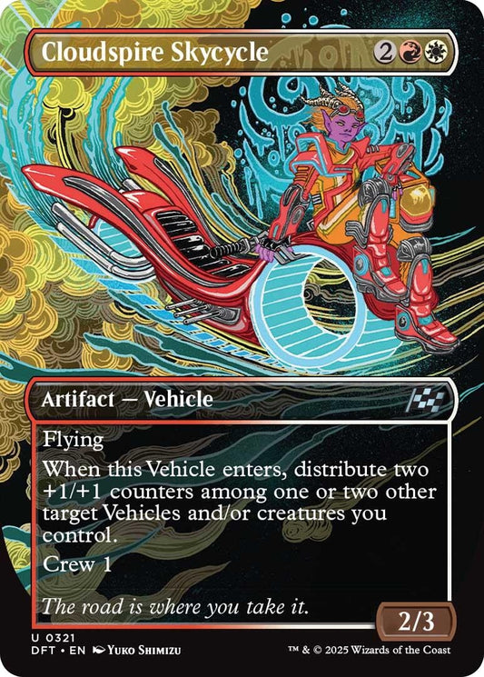 Cloudspire Skycycle (Borderless) (321) (Aetherdrift)