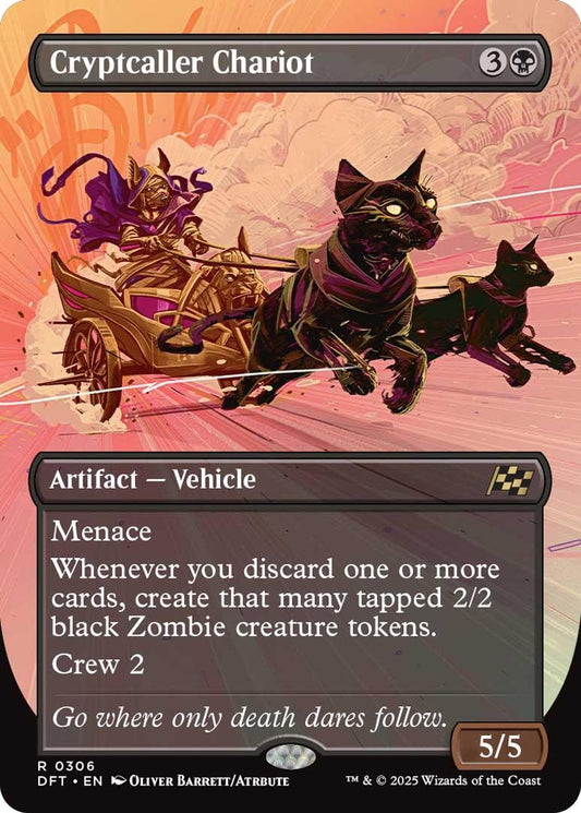 Cryptcaller Chariot (Borderless) (306) (Aetherdrift)