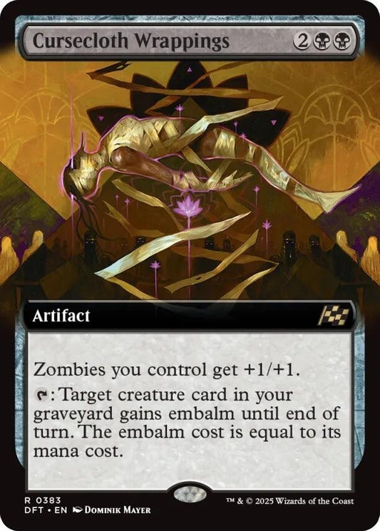 Cursecloth Wrappings (Extended Art) (383) (Aetherdrift)