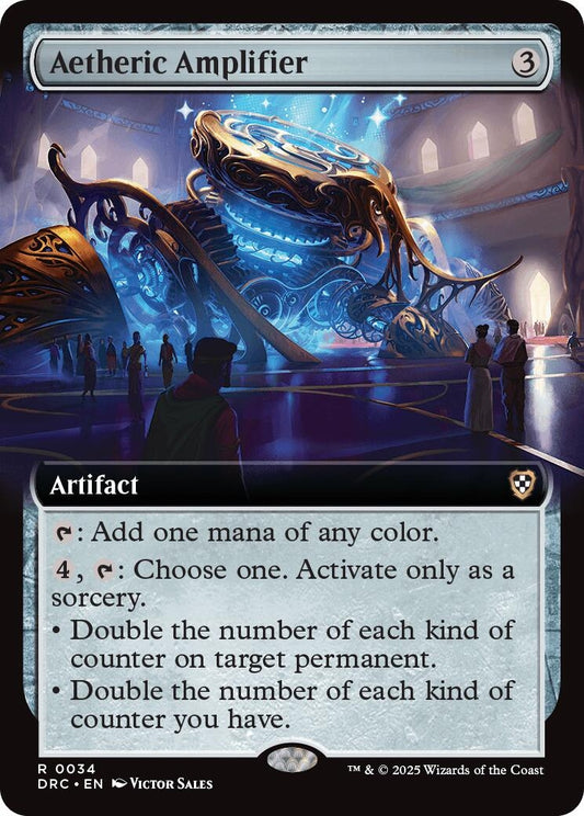 Aetheric Amplifier (Extended Art) (34) (Commander: Aetherdrift)