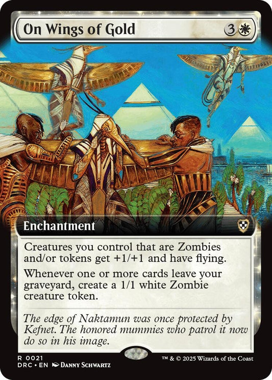 On Wings of Gold (Extended Art) (21) (Commander: Aetherdrift)