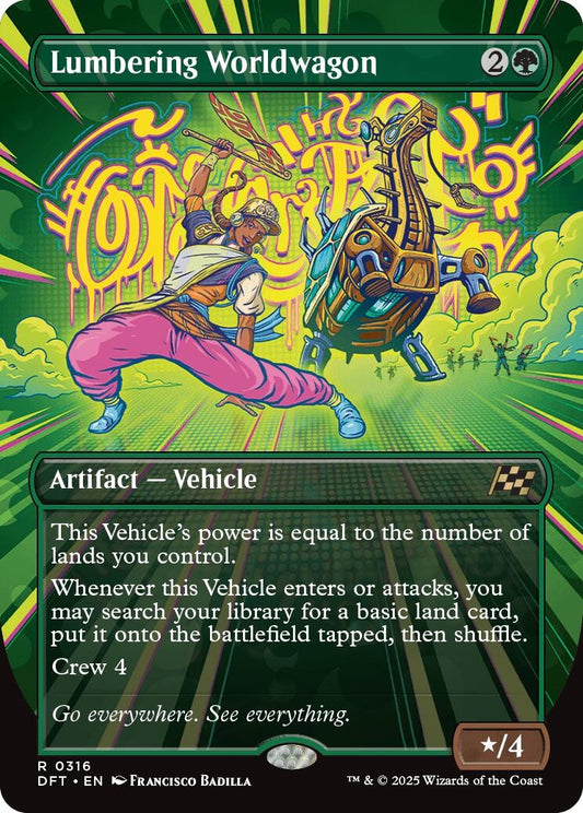 Lumbering Worldwagon (Borderless) (316) (Aetherdrift)