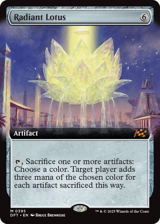 Radiant Lotus (Extended Art) (395) (Aetherdrift)