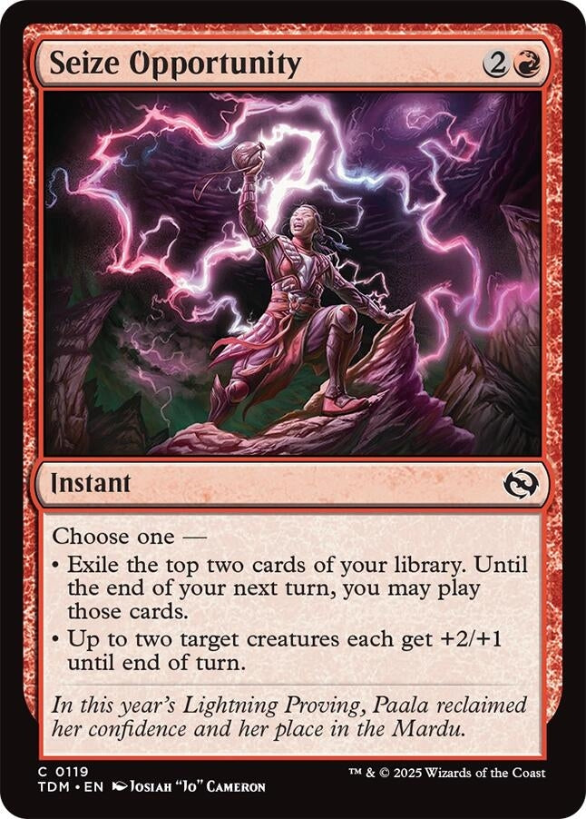 Seize Opportunity (119) (Tarkir: Dragonstorm)