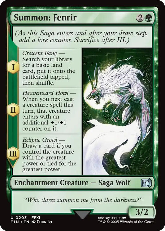 Summon: Fenrir (203) (FINAL FANTASY)