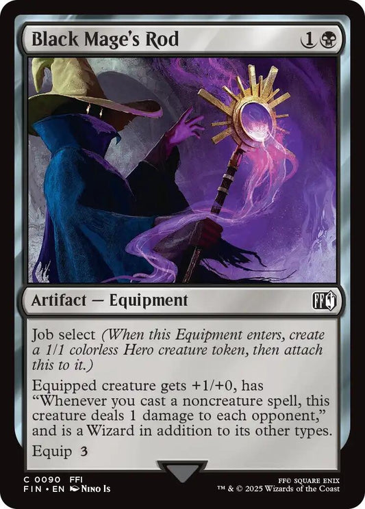 Black Mage's Rod (90) (FINAL FANTASY)