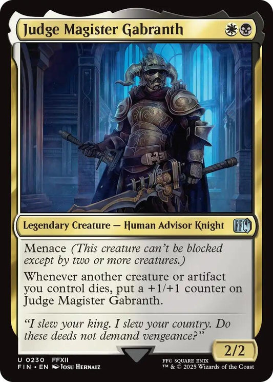 Judge Magister Gabranth (230) (FINAL FANTASY)