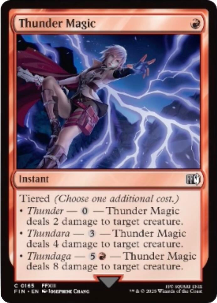 Thunder Magic (165) (FINAL FANTASY)