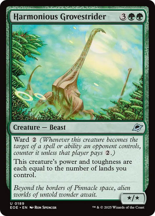 Harmonious Grovestrider (189) (Edge of Eternities)