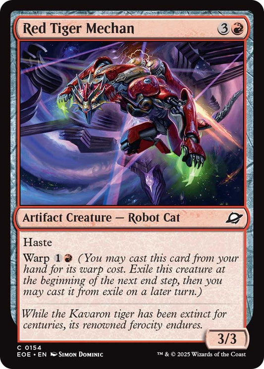 Red Tiger Mechan (154) (Edge of Eternities)