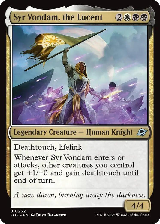 Syr Vondam, the Lucent (232) (Edge of Eternities)