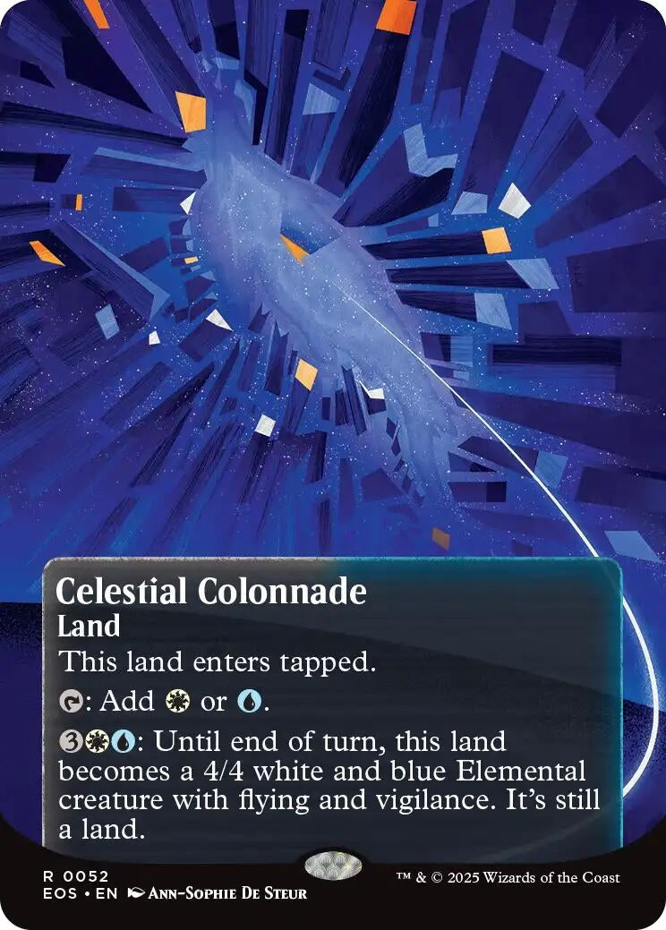 Celestial Colonnade (0052) (Borderless) (52) (Edge of Eternities: Stellar Sights)