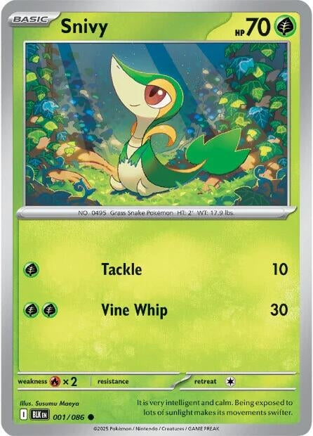 Image for Snivy (001/086) - Pokemon