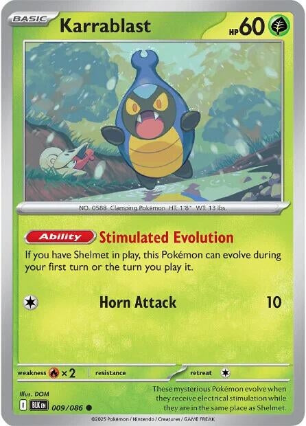 Image for Karrablast (009/086) - Pokemon