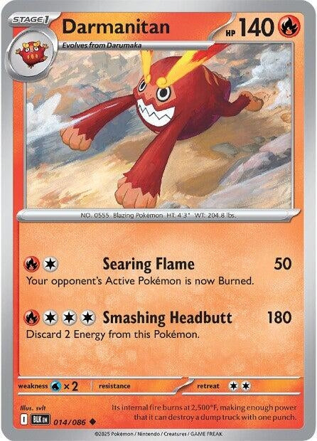 Image for Darmanitan (014/086) - Pokemon