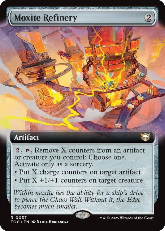 Moxite Refinery (Extended Art) (37) (Commander: Edge of Eternities)