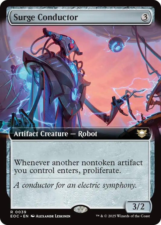Surge Conductor (Extended Art) (39) (Commander: Edge of Eternities)