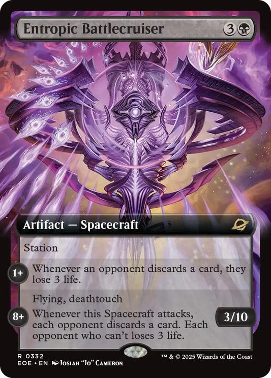 Entropic Battlecruiser (Extended Art) (332) (Edge of Eternities)