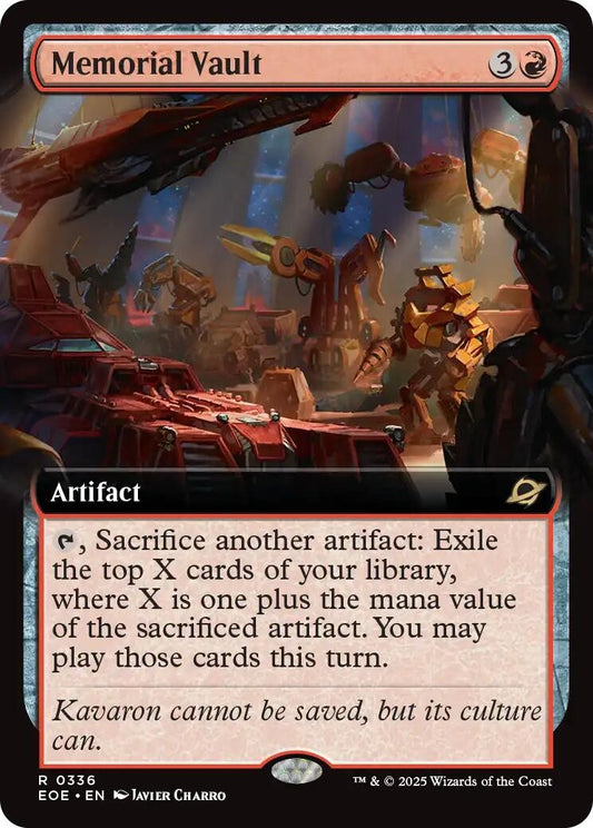 Memorial Vault (Extended Art) (336) (Edge of Eternities)