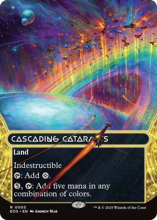 Cascading Cataracts (0005) (Borderless) (5) (Edge of Eternities: Stellar Sights)